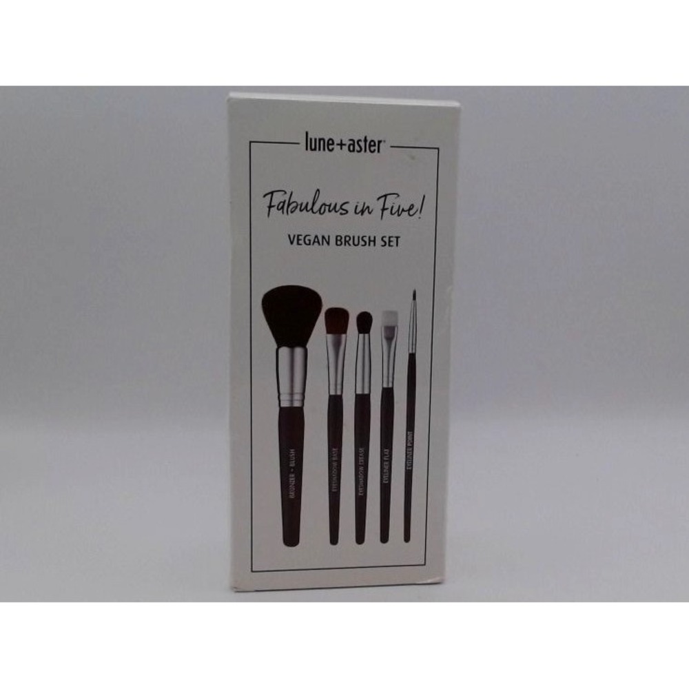 Lune+Aster Fabulous‎ in Five Vegan Brush Set, BRAND NEW IN BOX